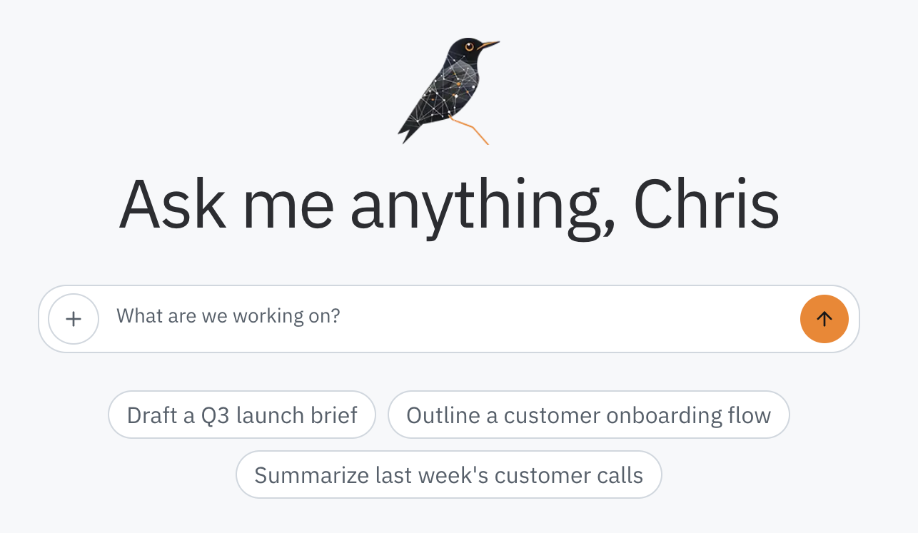 Ask Starling anything — Smart OS chief of staff drawing from governed memory
